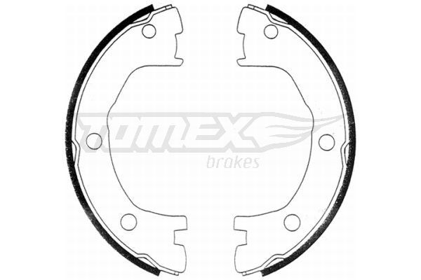 TOMEX BRAKES stabdžių trinkelių komplektas TX 21-41